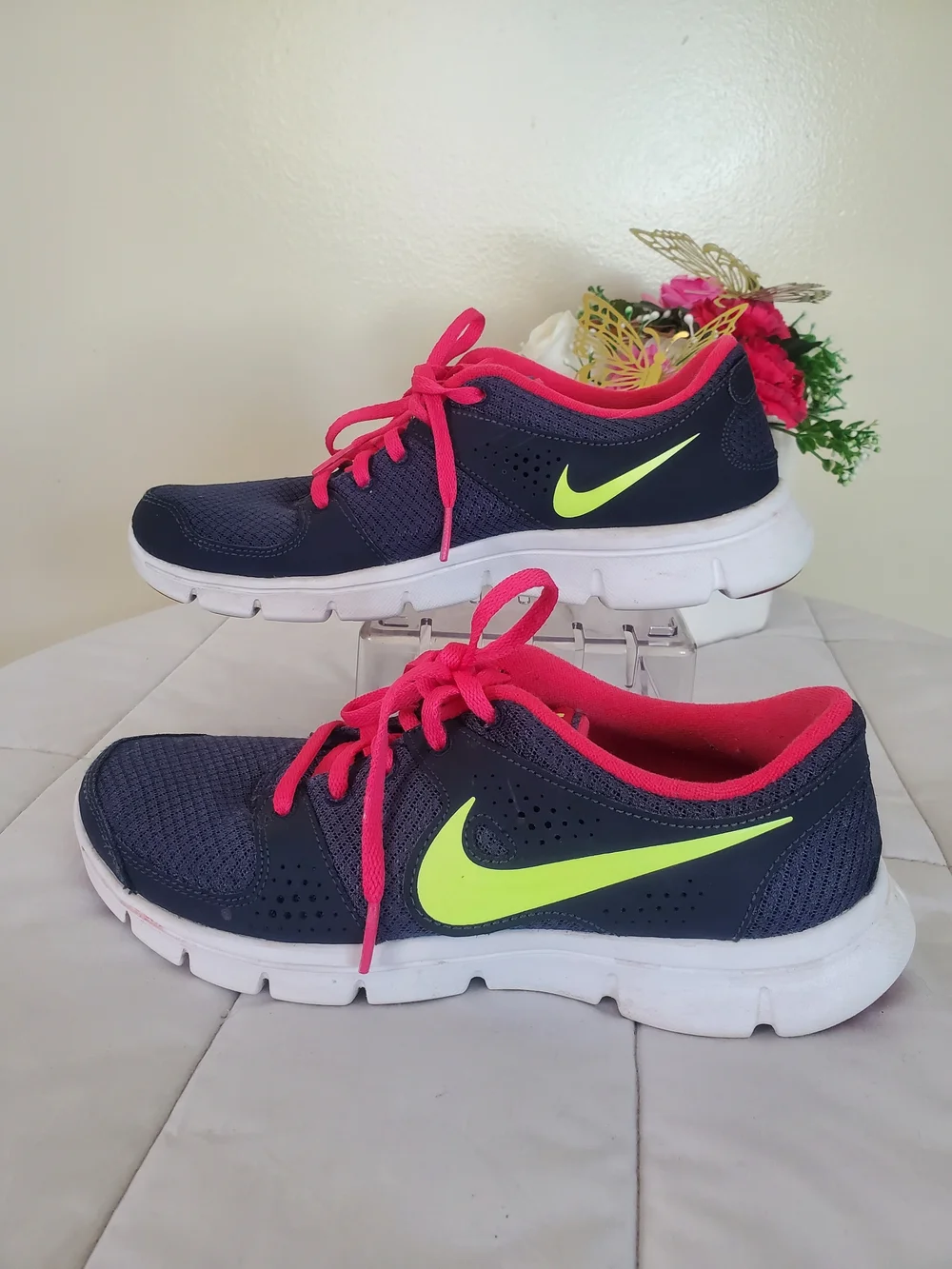 Nike Flex Experience Run Women's Navy Running Shoes Size 7.5
